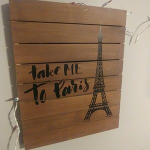 Two wood wall art pictures!!